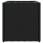 vidaXL Fioriere da Giardino 2 pz Nere 36x30x32 cm in Polyrattan