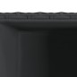 vidaXL Fioriere da Giardino 2 pz Nere 40x40x80 cm in Polyrattan