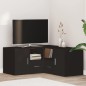 vidaXL Mobile Angolare Nero 160x40x45 cm in Truciolato vidaXL Mobile Angolare Nero 160x40x45 cm in Truciolato