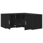vidaXL Mobile Angolare Nero 160x40x45 cm in Truciolato vidaXL Mobile Angolare Nero 160x40x45 cm in Truciolato