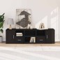 vidaXL Mobile Angolare Nero 160x40x45 cm in Truciolato vidaXL Mobile Angolare Nero 160x40x45 cm in Truciolato