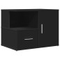 vidaXL Mobile Angolare Nero 160x40x45 cm in Truciolato vidaXL Mobile Angolare Nero 160x40x45 cm in Truciolato