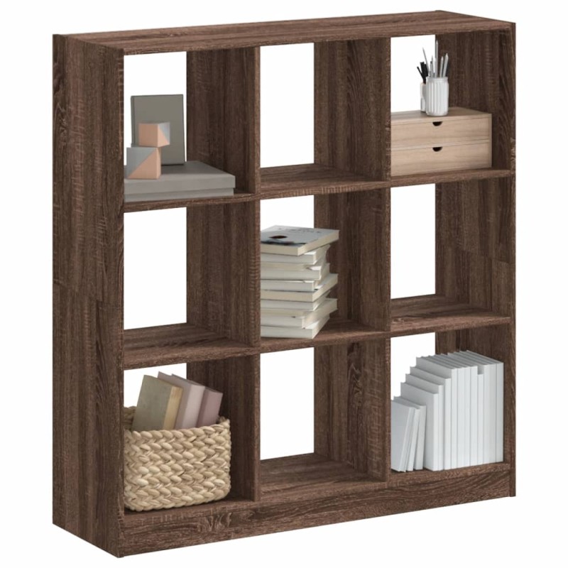 vidaXL Libreria Rovere Marrone 102x32x108 cm in Legno Multistrato vidaXL Libreria Rovere Marrone 102x32x108 cm in Legno Multistrato