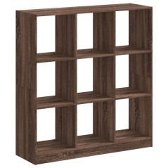 vidaXL Libreria Rovere Marrone 102x32x108 cm in Legno Multistrato