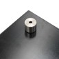 vidaXL Paraschizzi per Cucina 2 pz Neri 70x50 cm in Vetro Temperato