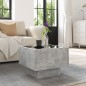 vidaXL Tavolino con LED Grigio Cemento 40x40x30cm in Legno Multistrato vidaXL Tavolino con LED Grigio Cemento 40x40x30cm in Legno Multistrato