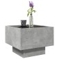 vidaXL Tavolino con LED Grigio Cemento 40x40x30cm in Legno Multistrato vidaXL Tavolino con LED Grigio Cemento 40x40x30cm in Legno Multistrato
