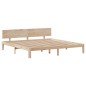 vidaXL Giroletto con Cassetti 200x200 cm in Legno Massello di Pino