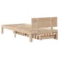 vidaXL Giroletto con Cassetti 90x200 cm in Legno Massello di Pino vidaXL Giroletto con Cassetti 90x200 cm in Legno Massello di Pino
