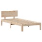 vidaXL Giroletto con Cassetti 90x200 cm in Legno Massello di Pino vidaXL Giroletto con Cassetti 90x200 cm in Legno Massello di Pino