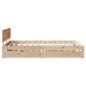 vidaXL Giroletto con Cassetti 150x200 cm in Legno Massello di Pino vidaXL Giroletto con Cassetti 150x200 cm in Legno Massello di Pino