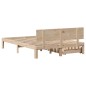 vidaXL Giroletto con Cassetti 150x200 cm in Legno Massello di Pino vidaXL Giroletto con Cassetti 150x200 cm in Legno Massello di Pino