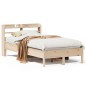 vidaXL Letto senza Materasso 120x200 cm in Legno Massello di Pino vidaXL Letto senza Materasso 120x200 cm in Legno Massello di Pino