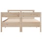 vidaXL Letto senza Materasso 120x190 cm in Legno Massello di Pino