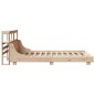 vidaXL Letto senza Materasso 140x190 cm in Legno Massello di Pino vidaXL Letto senza Materasso 140x190 cm in Legno Massello di Pino