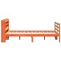 vidaXL Letto senza Materasso Marrone Cera 160x200 cm in Legno di Pino vidaXL Letto senza Materasso Marrone Cera 160x200 cm in Legno di Pino