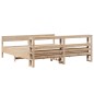 vidaXL Letto senza Materasso 180x200 cm in Legno Massello di Pino vidaXL Letto senza Materasso 180x200 cm in Legno Massello di Pino
