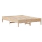 vidaXL Letto senza Materasso 150x200 cm in Legno Massello di Pino vidaXL Letto senza Materasso 150x200 cm in Legno Massello di Pino