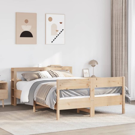 vidaXL Letto senza Materasso 160x200 cm in Legno Massello di Pino