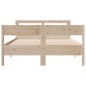 vidaXL Letto senza Materasso 160x200 cm in Legno Massello di Pino vidaXL Letto senza Materasso 160x200 cm in Legno Massello di Pino