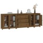 Credenza Miele 230x35x80 cm in Legno Massello di Pino Credenza Miele 230x35x80 cm in Legno Massello di Pino