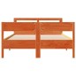 vidaXL Letto senza Materasso Marrone Cera 120x190 cm in Legno di Pino vidaXL Letto senza Materasso Marrone Cera 120x190 cm in Legno di Pino