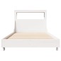 vidaXL Letto senza Materasso Bianco 90x200 cm Legno Massello di Pino vidaXL Letto senza Materasso Bianco 90x200 cm Legno Massello di Pino
