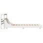 vidaXL Letto senza Materasso Bianco 90x200 cm Legno Massello di Pino vidaXL Letto senza Materasso Bianco 90x200 cm Legno Massello di Pino