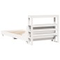 vidaXL Letto senza Materasso Bianco 90x200 cm Legno Massello di Pino vidaXL Letto senza Materasso Bianco 90x200 cm Legno Massello di Pino