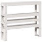 vidaXL Letto senza Materasso Bianco 75x190 in Legno Massello di Pino vidaXL Letto senza Materasso Bianco 75x190 in Legno Massello di Pino