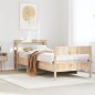 vidaXL Letto senza Materasso 75x190 cm in Legno Massello Pino vidaXL Letto senza Materasso 75x190 cm in Legno Massello Pino