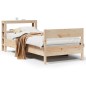 vidaXL Letto senza Materasso 75x190 cm in Legno Massello Pino vidaXL Letto senza Materasso 75x190 cm in Legno Massello Pino