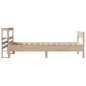 vidaXL Letto senza Materasso 75x190 cm in Legno Massello Pino vidaXL Letto senza Materasso 75x190 cm in Legno Massello Pino