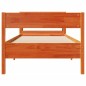 vidaXL Letto senza Materasso Marrone Cera 75x190 cm in Legno di Pino vidaXL Letto senza Materasso Marrone Cera 75x190 cm in Legno di Pino