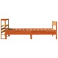 vidaXL Letto senza Materasso Marrone Cera 75x190 cm in Legno di Pino vidaXL Letto senza Materasso Marrone Cera 75x190 cm in Legno di Pino
