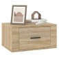Comodino a Muro Rovere Sonoma 50x36x25 cm Comodino a Muro Rovere Sonoma 50x36x25 cm