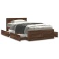 vidaXL Giroletto Testiera Rovere Marrone 75x190 cm Legno Multistrato vidaXL Giroletto Testiera Rovere Marrone 75x190 cm Legno Multistrato