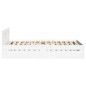 vidaXL Giroletto con Testiera Bianco 75x190 cm in Legno Multistrato vidaXL Giroletto con Testiera Bianco 75x190 cm in Legno Multistrato