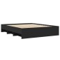 vidaXL Giroletto Nero 150x200 cm in Legno Multistrato vidaXL Giroletto Nero 150x200 cm in Legno Multistrato
