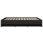 vidaXL Giroletto Nero 150x200 cm in Legno Multistrato vidaXL Giroletto Nero 150x200 cm in Legno Multistrato