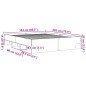 vidaXL Giroletto Grigio Sonoma 150x200 cm in Legno Multistrato vidaXL Giroletto Grigio Sonoma 150x200 cm in Legno Multistrato