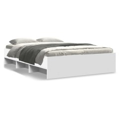 vidaXL Giroletto Bianco 140x200 cm in Legno Multistrato