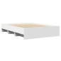 vidaXL Giroletto Bianco 140x200 cm in Legno Multistrato vidaXL Giroletto Bianco 140x200 cm in Legno Multistrato