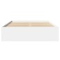 vidaXL Giroletto Bianco 140x200 cm in Legno Multistrato vidaXL Giroletto Bianco 140x200 cm in Legno Multistrato