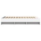 vidaXL Giroletto Bianco 140x200 cm in Legno Multistrato vidaXL Giroletto Bianco 140x200 cm in Legno Multistrato