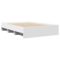 vidaXL Giroletto Bianco 140x200 cm in Legno Multistrato vidaXL Giroletto Bianco 140x200 cm in Legno Multistrato