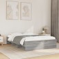 vidaXL Giroletto Grigio Sonoma 140x200 cm in Legno Multistrato vidaXL Giroletto Grigio Sonoma 140x200 cm in Legno Multistrato