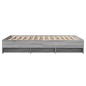 vidaXL Giroletto Grigio Sonoma 140x200 cm in Legno Multistrato vidaXL Giroletto Grigio Sonoma 140x200 cm in Legno Multistrato