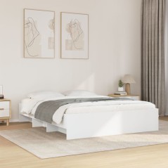 vidaXL Giroletto senza Materasso Bianco 160x200cm in Legno Multistrato