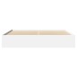 vidaXL Giroletto senza Materasso Bianco 180x200 cm Legno Multistrato